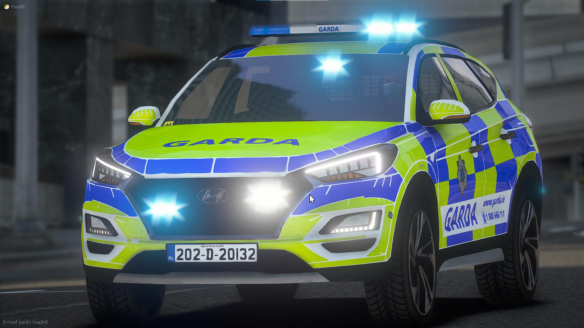 Irelands Emergency Services Garda Patrol Car